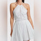Charo Ruiz White Halter Sundress