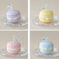 SETS OF 3 or  4 macaroon candles , beautiful colors and scents 🌸🌸💕💕💕