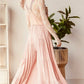 Pink Lace-Trimmed Jumpsuit embroidery, unique and stylish