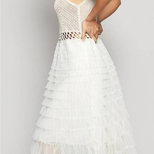 COPY - Elegant White Maxi Dress