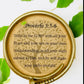 PROVERBS 3.5.6 Trust in the Lord with all your heart BRACELET/BANGLE