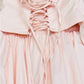 MILANO  Pink  Midi Dress with Sweetheart Neckline with incorporated corset