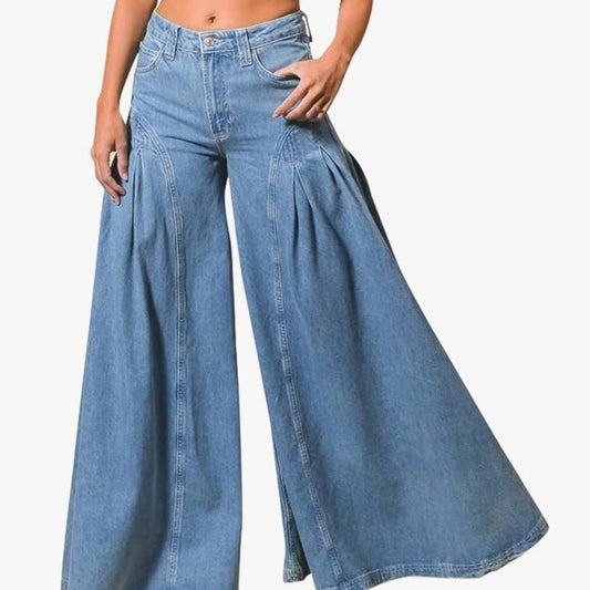 BLUE LAGUNE Flare High-Waisted Jeans
