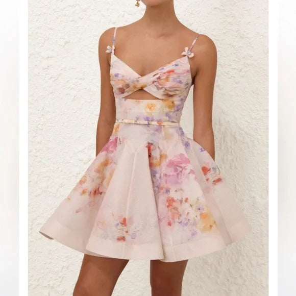 Torino floral print dress