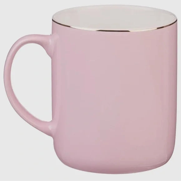 YOU ARE A BLESSING Charming Pink Mug with Gold Detailing