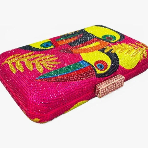 TUSCAN Colorful Toucan Clutch Bag