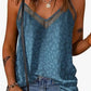 Elegant Blue Leopard Print Camisole